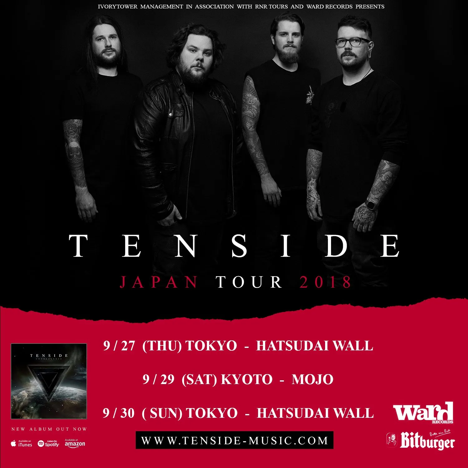 TENSIDE JAPAN TOUR 2018
